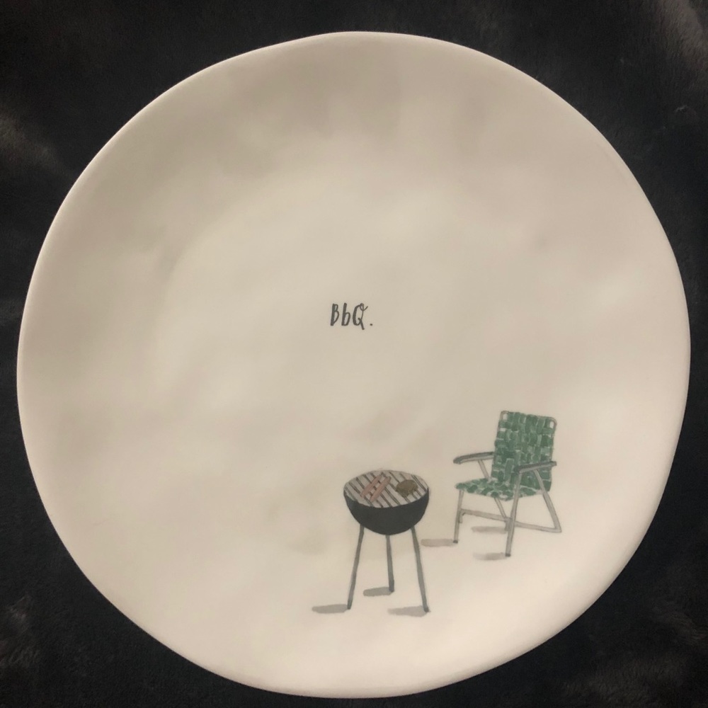 Set of Four Rae Dunn Plates